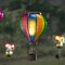 Contemporary Home Living Hot Air Balloon Outdoor Hanging Solar Lanterns - 17.75" - Multicolor - Set of 2